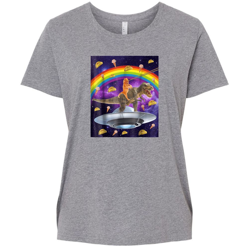 Ladies Curvy Jersey - 2XQ8QDRK - Granite Heather - 9