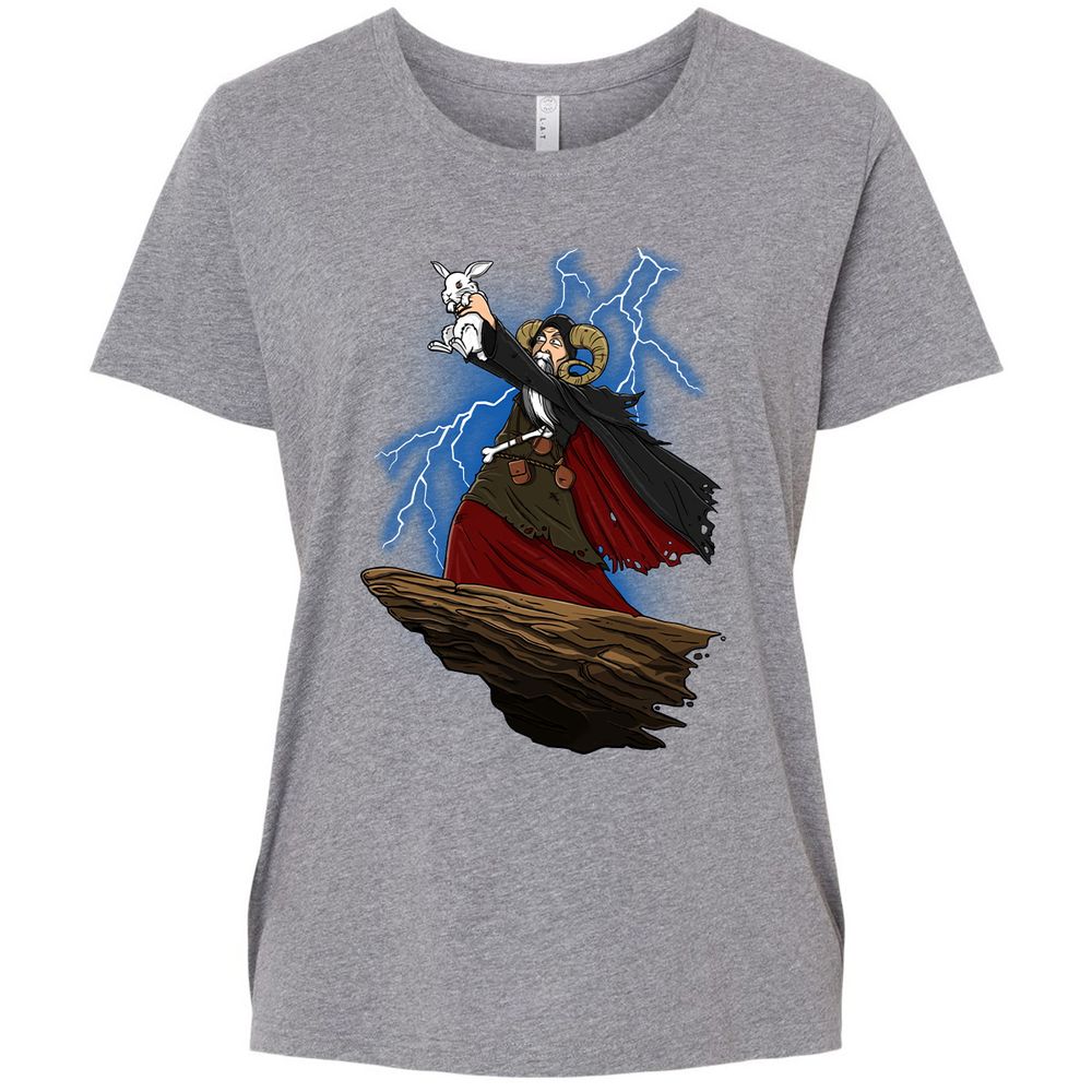 Ladies Curvy Jersey - 613YF4J2 - Granite Heather - 9