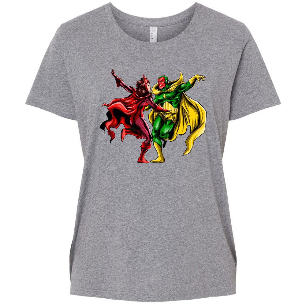 Ladies Curvy Jersey - ZKTSQTXV - Granite Heather - 9