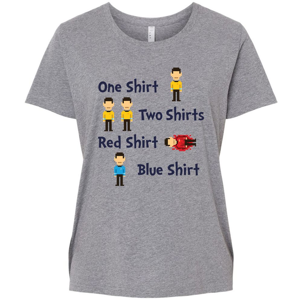 Red Shirt, Blue Shirt - Granite Heather - 9