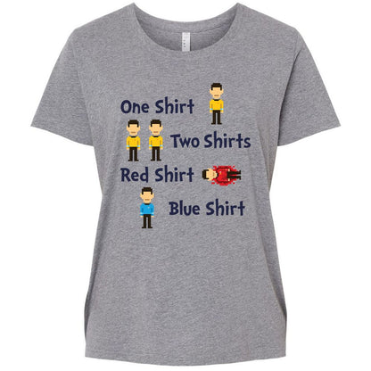 Red Shirt, Blue Shirt - Granite Heather - 9