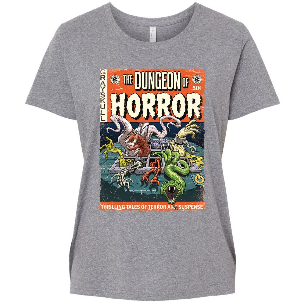 Ladies Curvy Jersey - GGC1D1FD - Granite Heather - 9