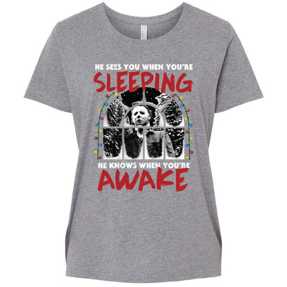 Ladies Curvy Jersey - ZWQM4UTT - Granite Heather - 9