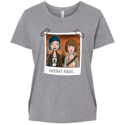 Ladies Curvy Jersey - J4WU9MKU - Granite Heather - 9