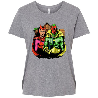 Ladies Curvy Jersey - L53TK7SD - Granite Heather - 9