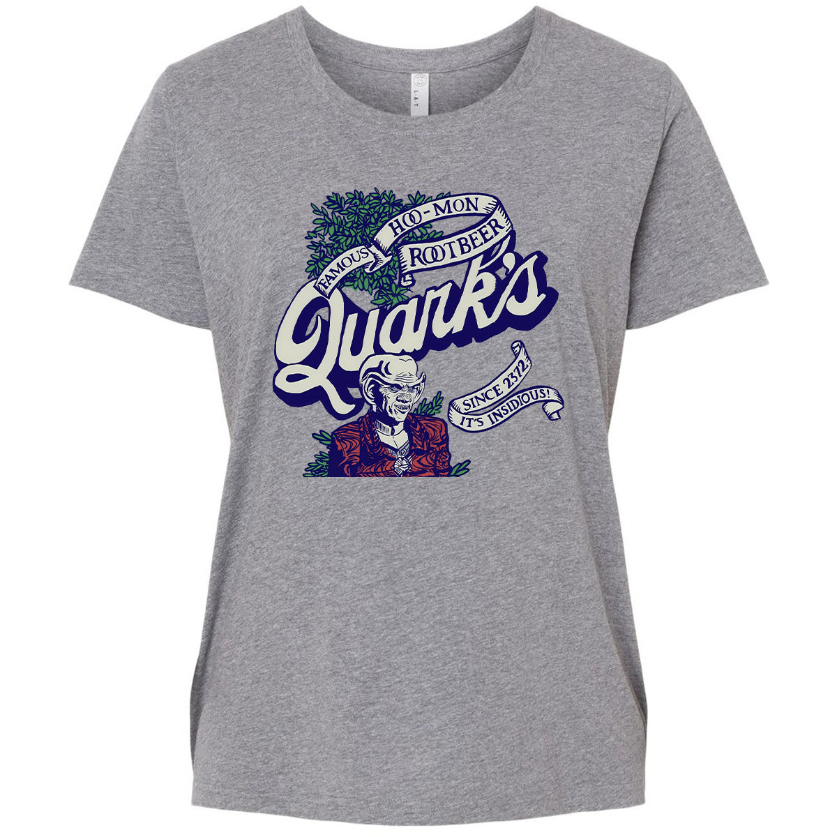 Ladies Curvy Jersey - 8CEZN5KQ - Granite Heather - 9