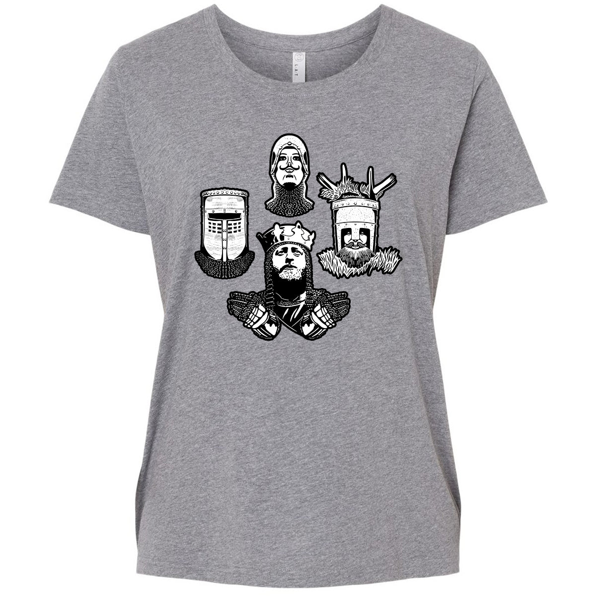 Ladies Curvy Jersey - BHK8J849 - Granite Heather - 9