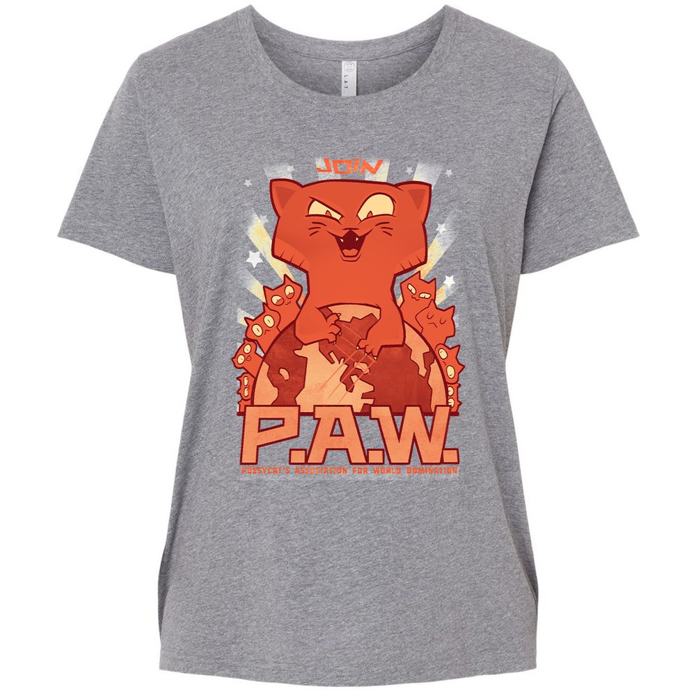 Ladies Curvy Jersey - PY6CKXXW - Granite Heather - 9