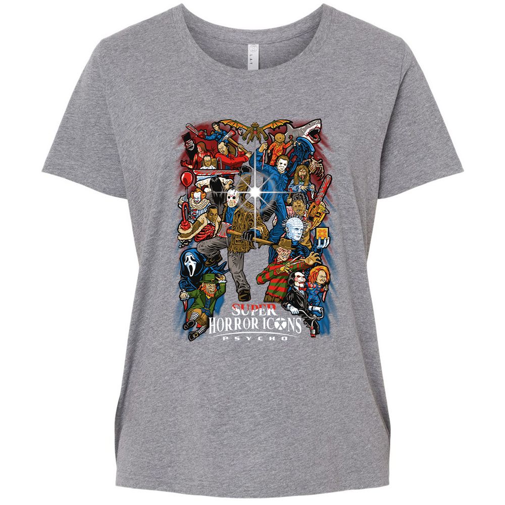 Ladies Curvy Jersey - 7DD88EA6 - Granite Heather - 9