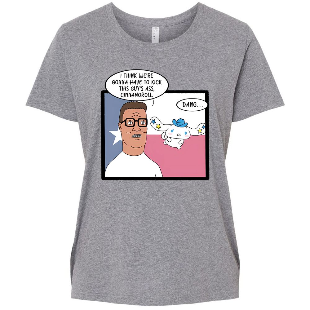 Ladies Curvy Jersey - 52YHXYJ2 - Granite Heather - 9