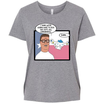 Ladies Curvy Jersey - 52YHXYJ2 - Granite Heather - 9