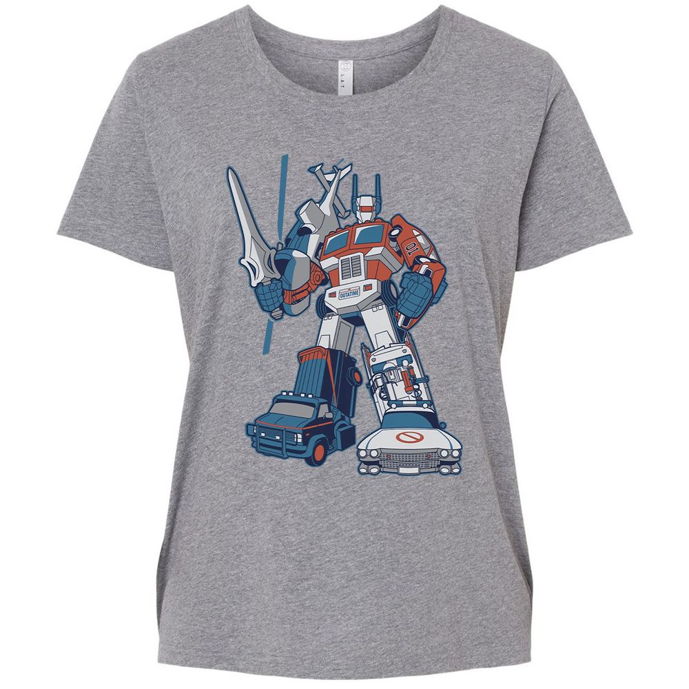 Ladies Curvy Jersey - 8LJCFTX9 - Granite Heather - 9