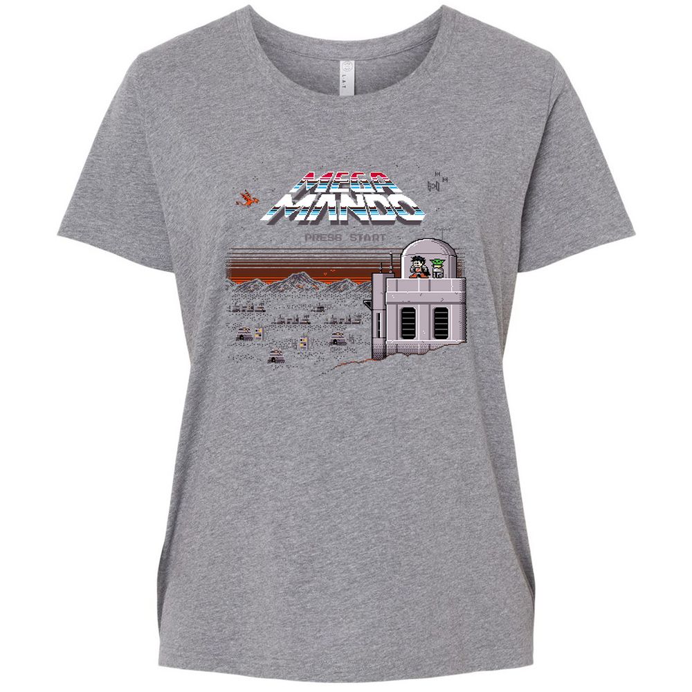 Ladies Curvy Jersey - LU78SXHG - Granite Heather - 9