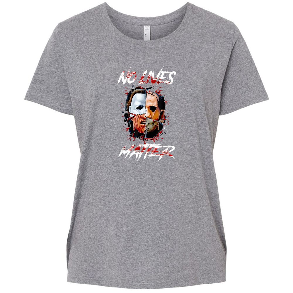 Ladies Curvy Jersey - MA6LUEA6 - Granite Heather - 9