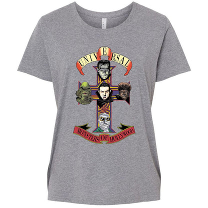 Ladies Curvy Jersey - ALCTSRZC - Granite Heather - 9