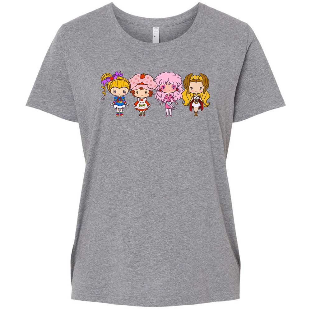 Ladies Curvy Jersey - E6QAALBE - Granite Heather - 9