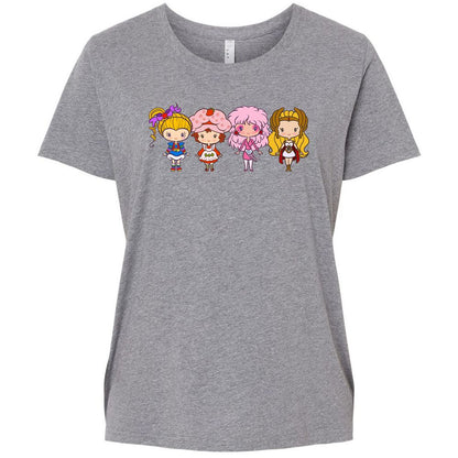 Ladies Curvy Jersey - E6QAALBE - Granite Heather - 9