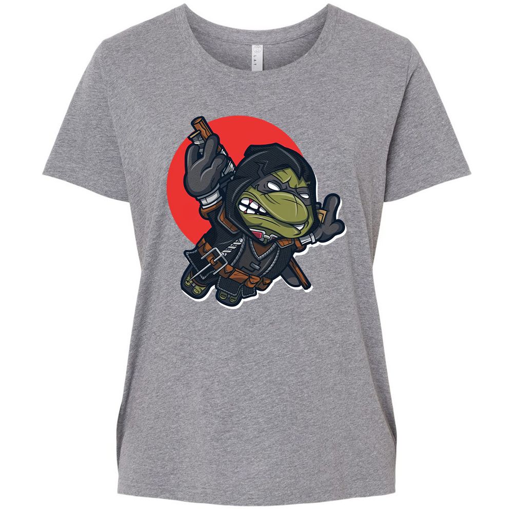 Ladies Curvy Jersey - 2GLFWL4Q - Granite Heather - 9