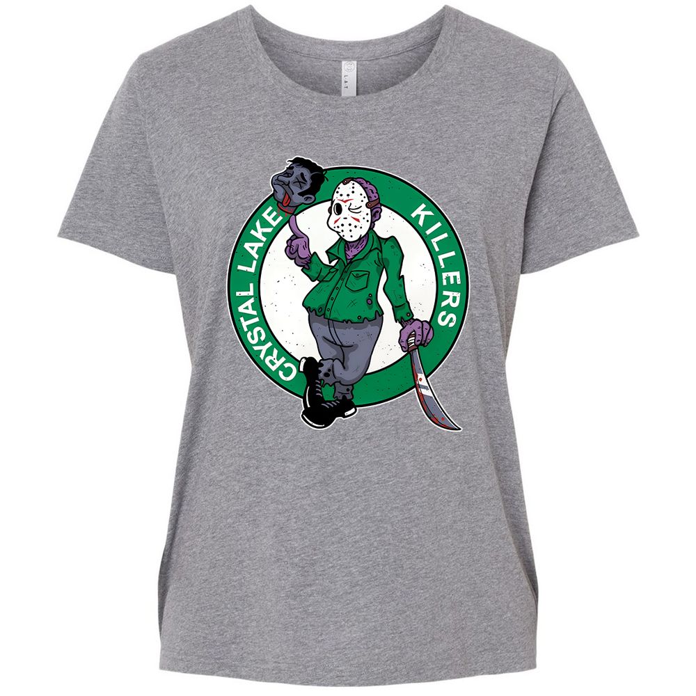 Ladies Curvy Jersey - Y6MK3JCQ - Granite Heather - 9