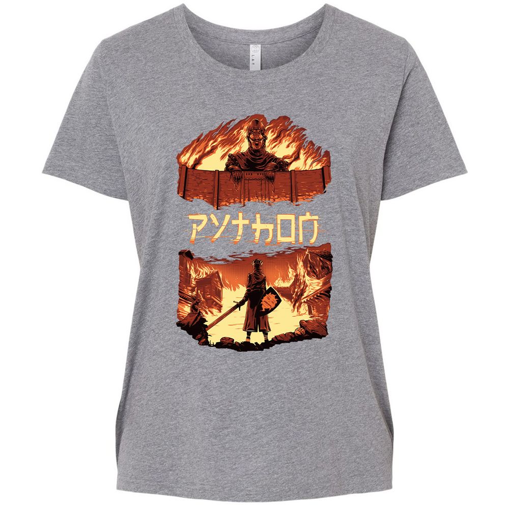 Ladies Curvy Jersey - V155SMJ9 - Granite Heather - 9