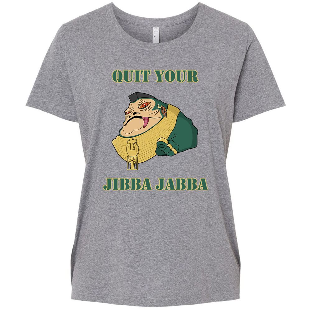 Ladies Curvy Jersey - FC7JGRWU - Granite Heather - 9