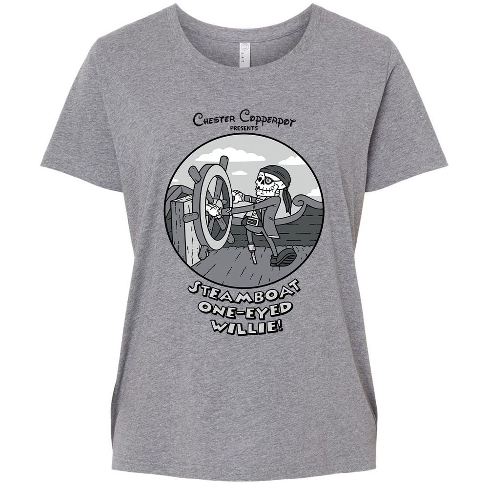 Ladies Curvy Jersey - D5VGA7HN - Granite Heather - 9