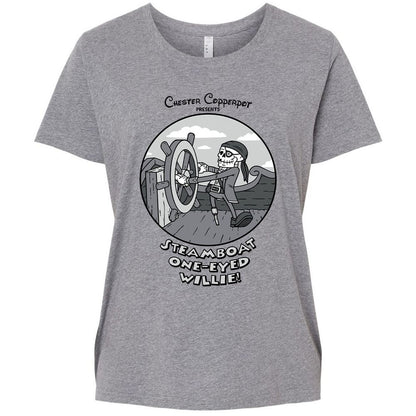 Ladies Curvy Jersey - D5VGA7HN - Granite Heather - 9