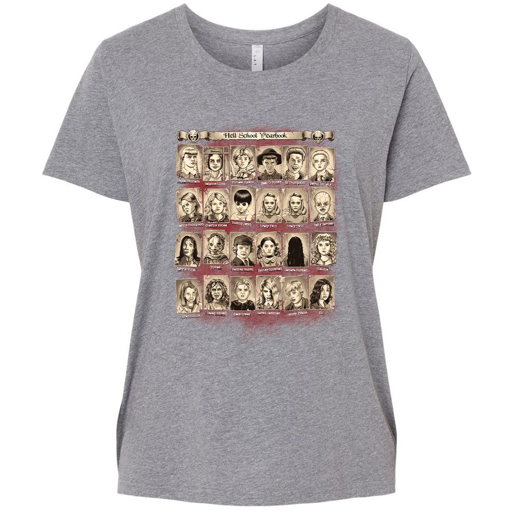 Ladies Curvy Jersey - WE7D4XWQ - Granite Heather - 9