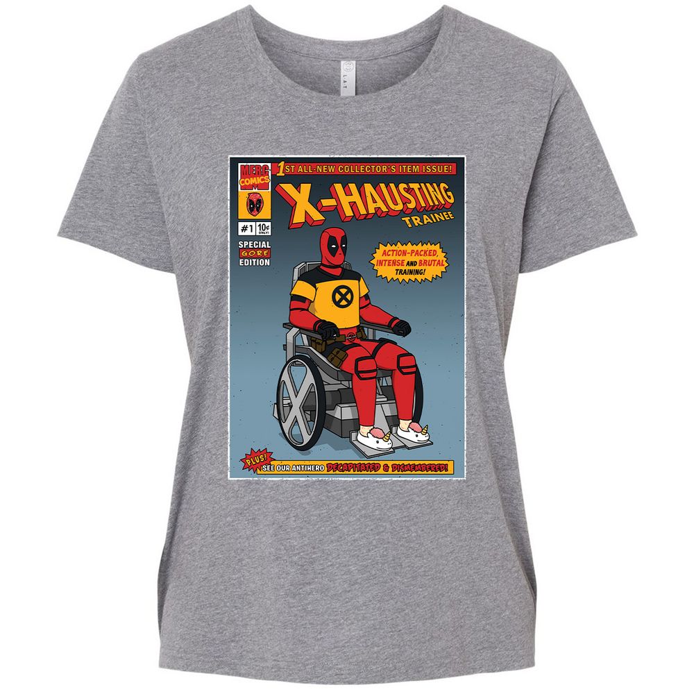 Ladies Curvy Jersey - 7FDC881P - Granite Heather - 9