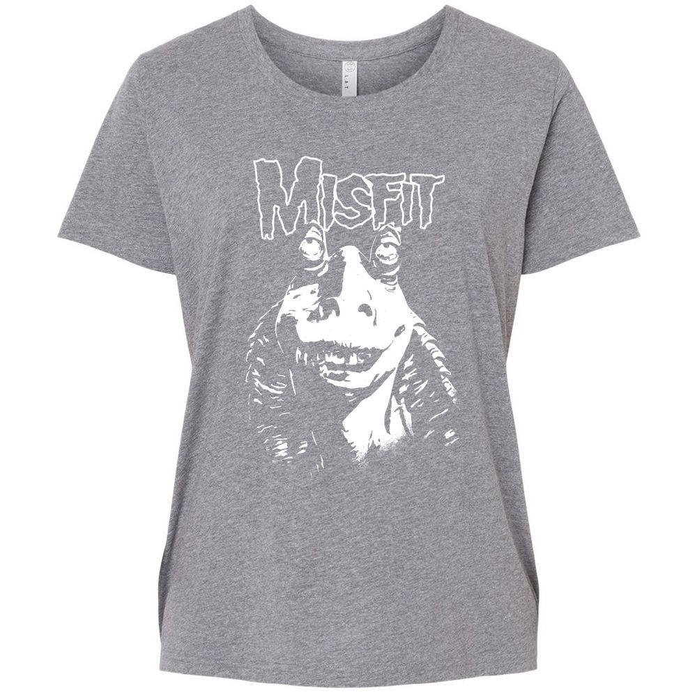 Ladies Curvy Jersey - JBBZDVL5 - Granite Heather - 9