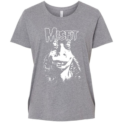 Ladies Curvy Jersey - JBBZDVL5 - Granite Heather - 9