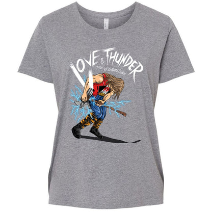 Ladies Curvy Jersey - HPAFM814 - Granite Heather - 9