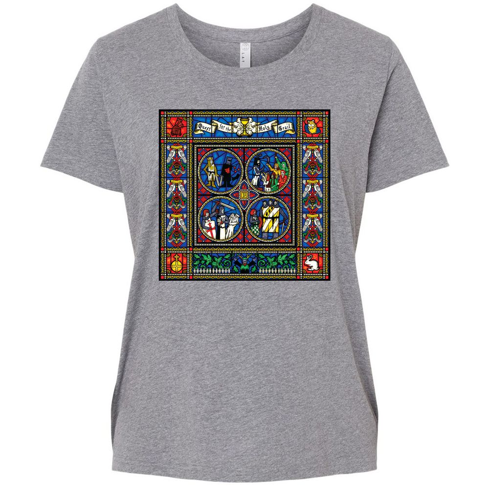 Ladies Curvy Jersey - 596RW5SZ - Granite Heather - 9