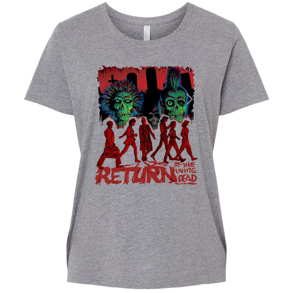 Ladies Curvy Jersey - XCPBQXN3 - Granite Heather - 9