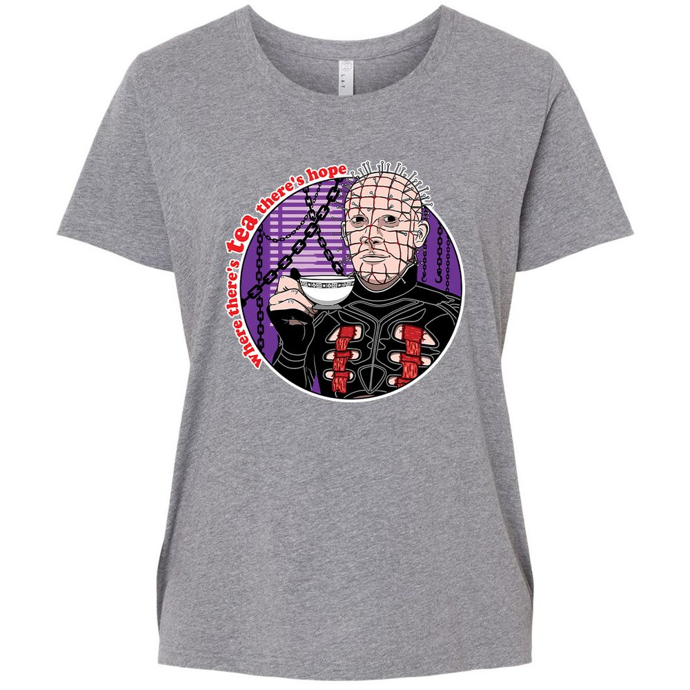 Ladies Curvy Jersey - QZU27KL6 - Granite Heather - 9