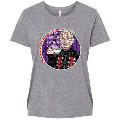 Ladies Curvy Jersey - QZU27KL6 - Granite Heather - 9