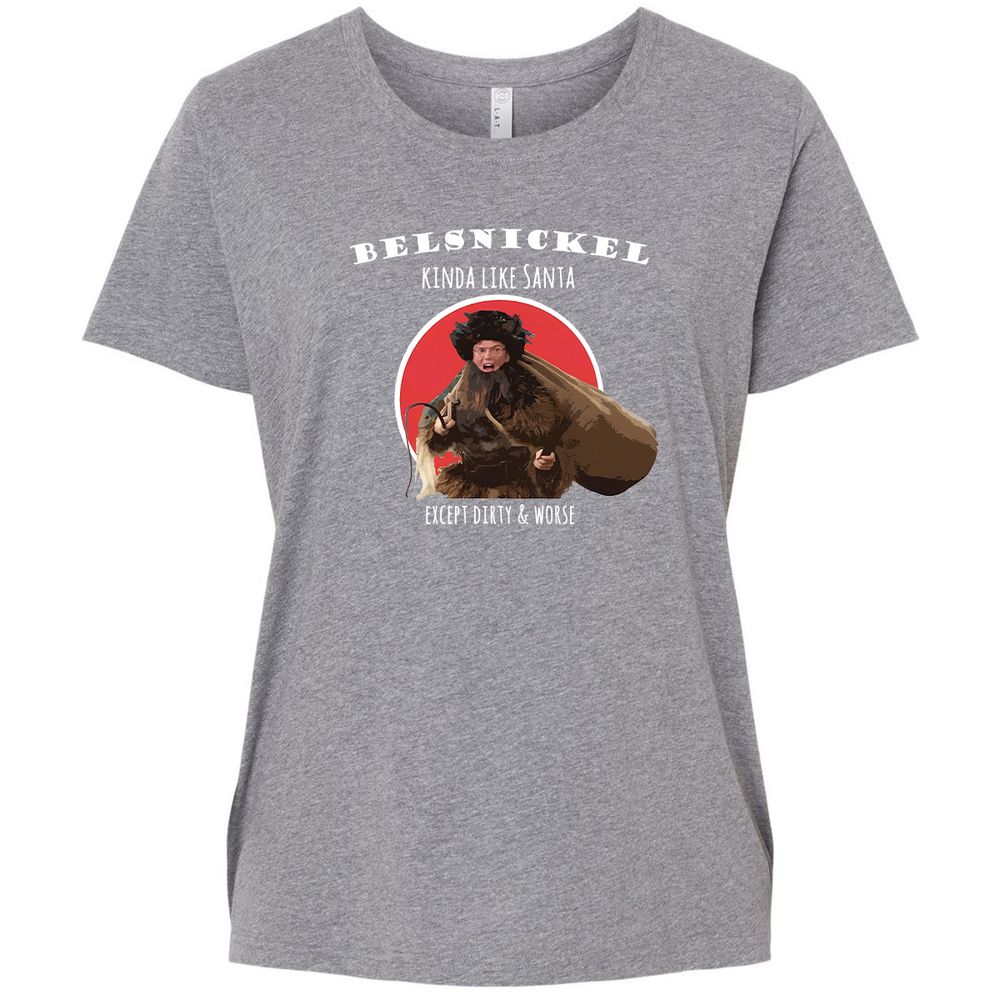 Ladies Curvy Jersey - HBRCAKB2 - Granite Heather - 9