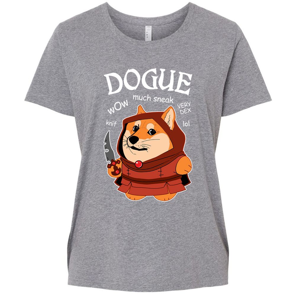 Ladies Curvy Jersey - 8E278WHD - Granite Heather - 9