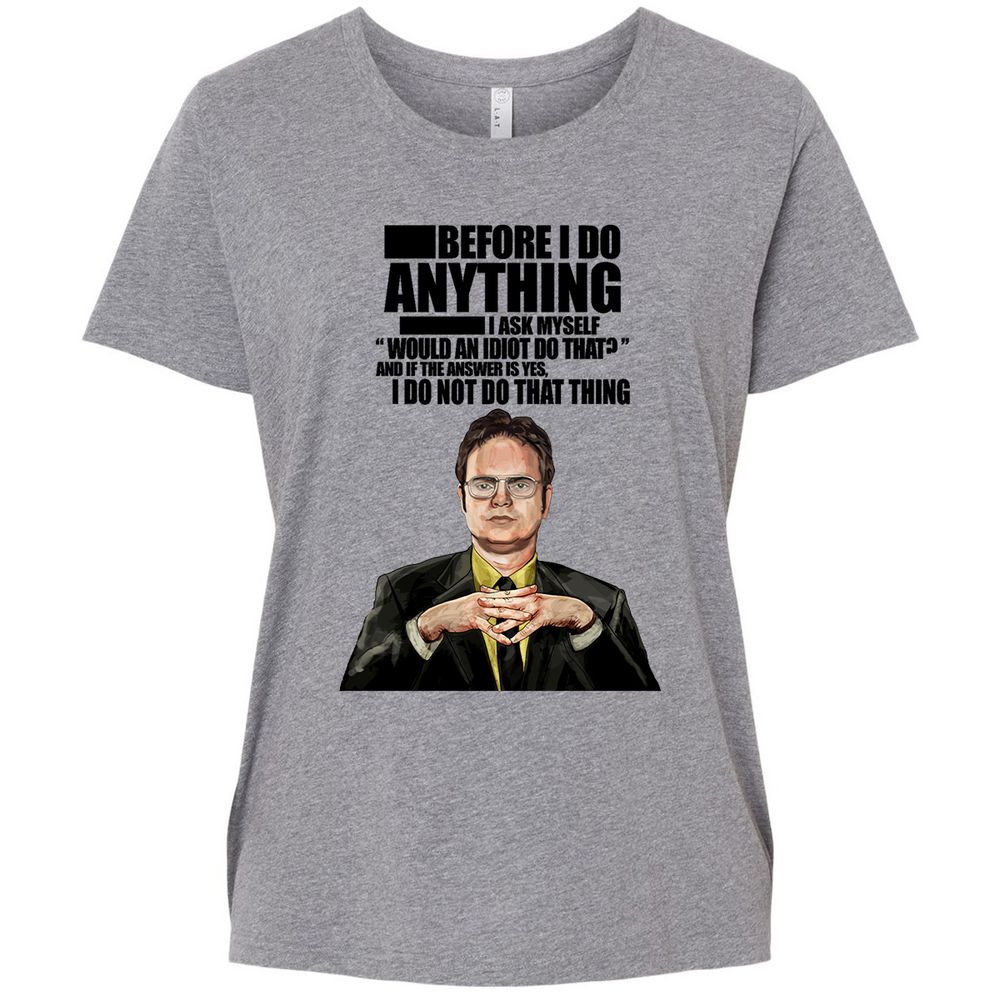 Ladies Curvy Jersey - RM5NY55N - Granite Heather - 9