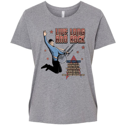 Ladies Curvy Jersey - 4NE1EP5L - Granite Heather - 9