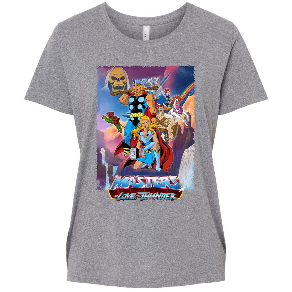 Ladies Curvy Jersey - 9GNTB4T1 - Granite Heather - 9