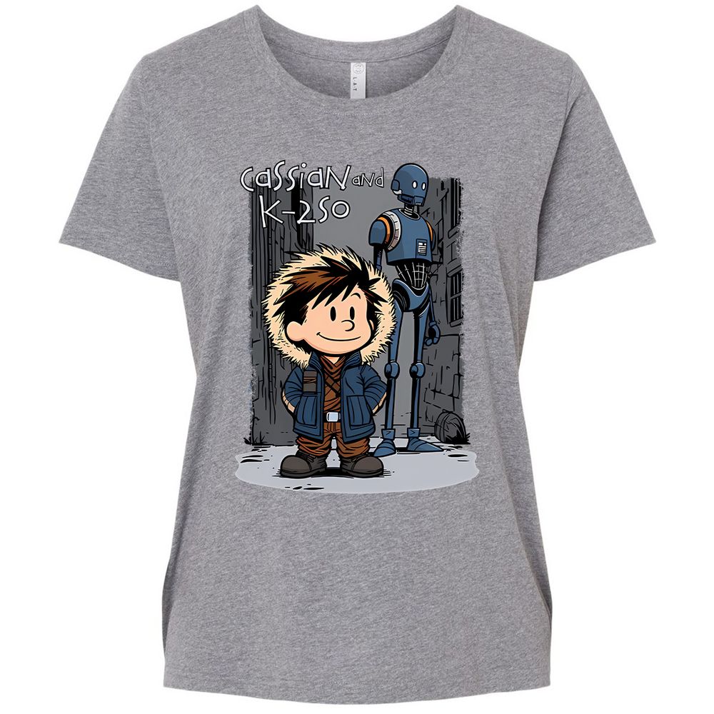 Ladies Curvy Jersey - RURYCZ3S - Granite Heather - 9