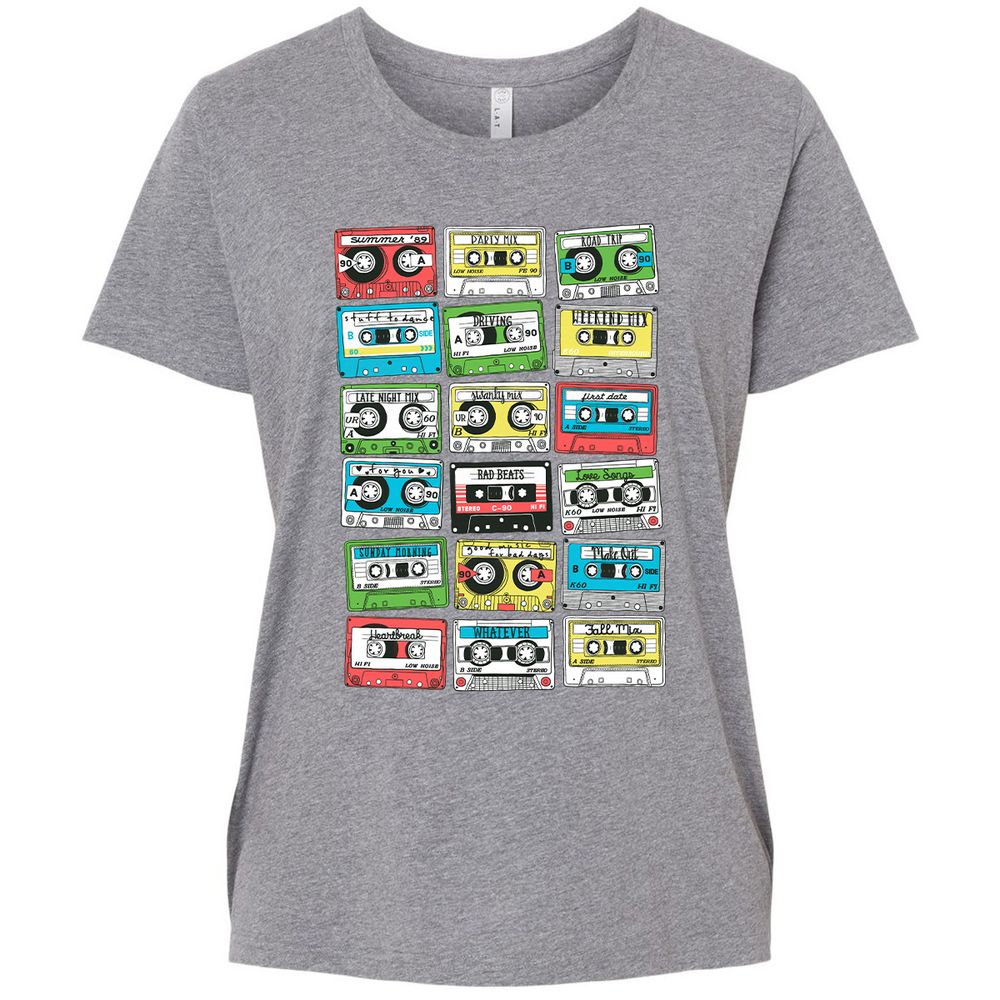 Ladies Curvy Jersey - PPXXBUCB - Granite Heather - 9