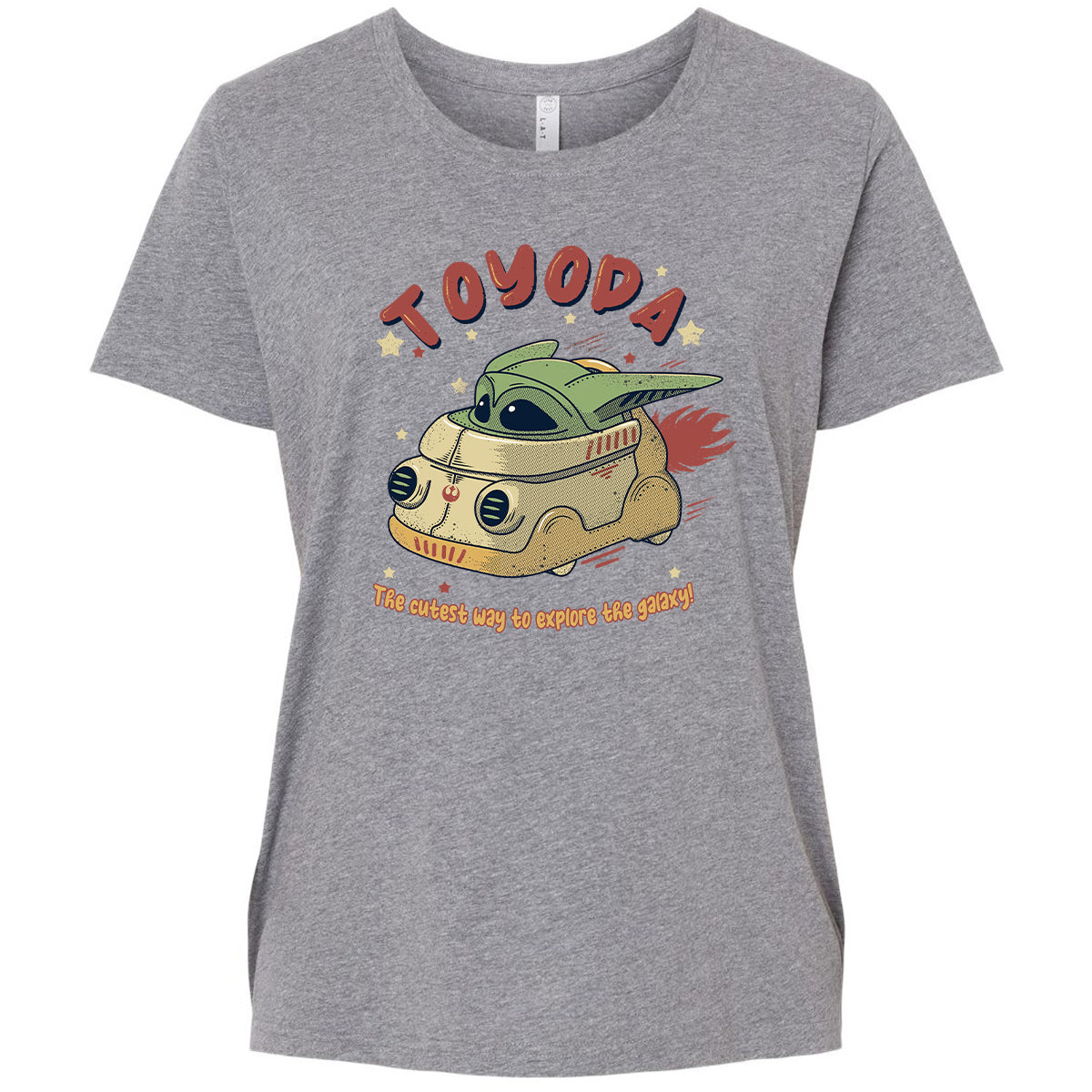 Ladies Curvy Jersey - DLGKFJXY - Granite Heather - 9