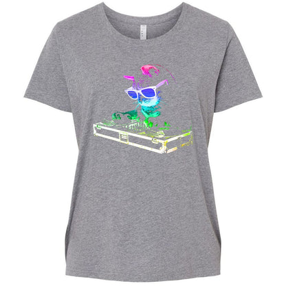 Ladies Curvy Jersey - LNS8RU3E - Granite Heather - 9