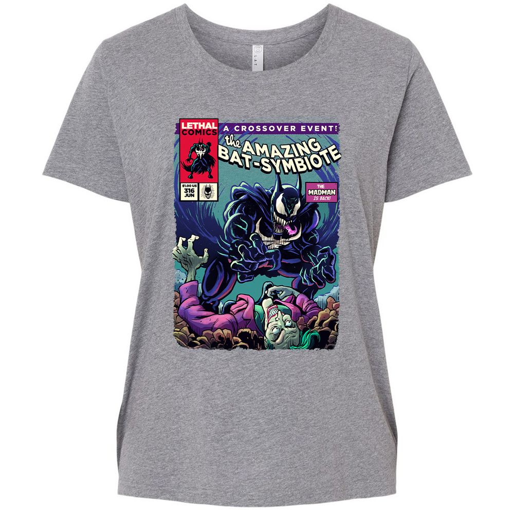 Ladies Curvy Jersey - 9HAWDFJW - Granite Heather - 9