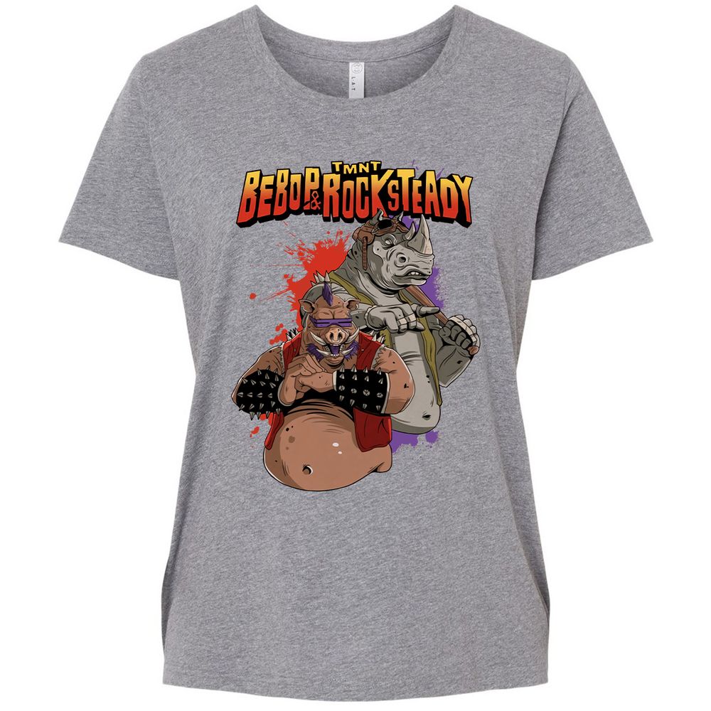 Ladies Curvy Jersey - GC7TBLG5 - Granite Heather - 9