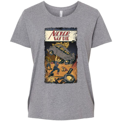 Ladies Curvy Jersey - 78BJQ1LM - Granite Heather - 9