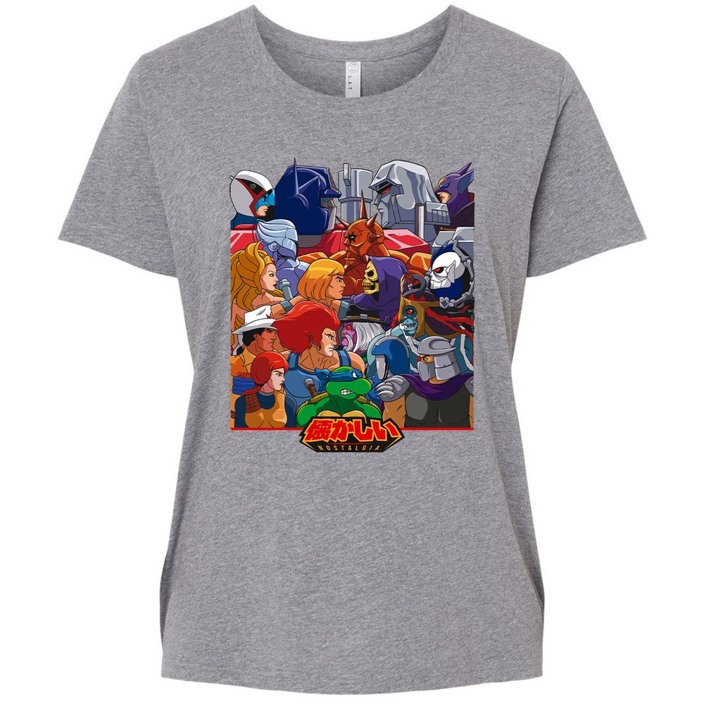 Ladies Curvy Jersey - QPJLQQYC - Granite Heather - 9