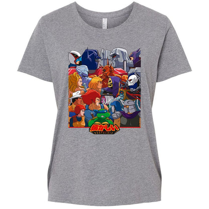 Ladies Curvy Jersey - QPJLQQYC - Granite Heather - 9